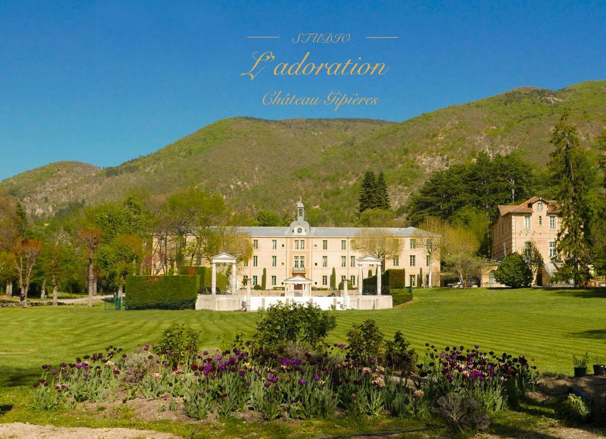 Chateau Des Gipieres Bij De Mont Ventoux Montbrun-les-Bains Kültér fotó